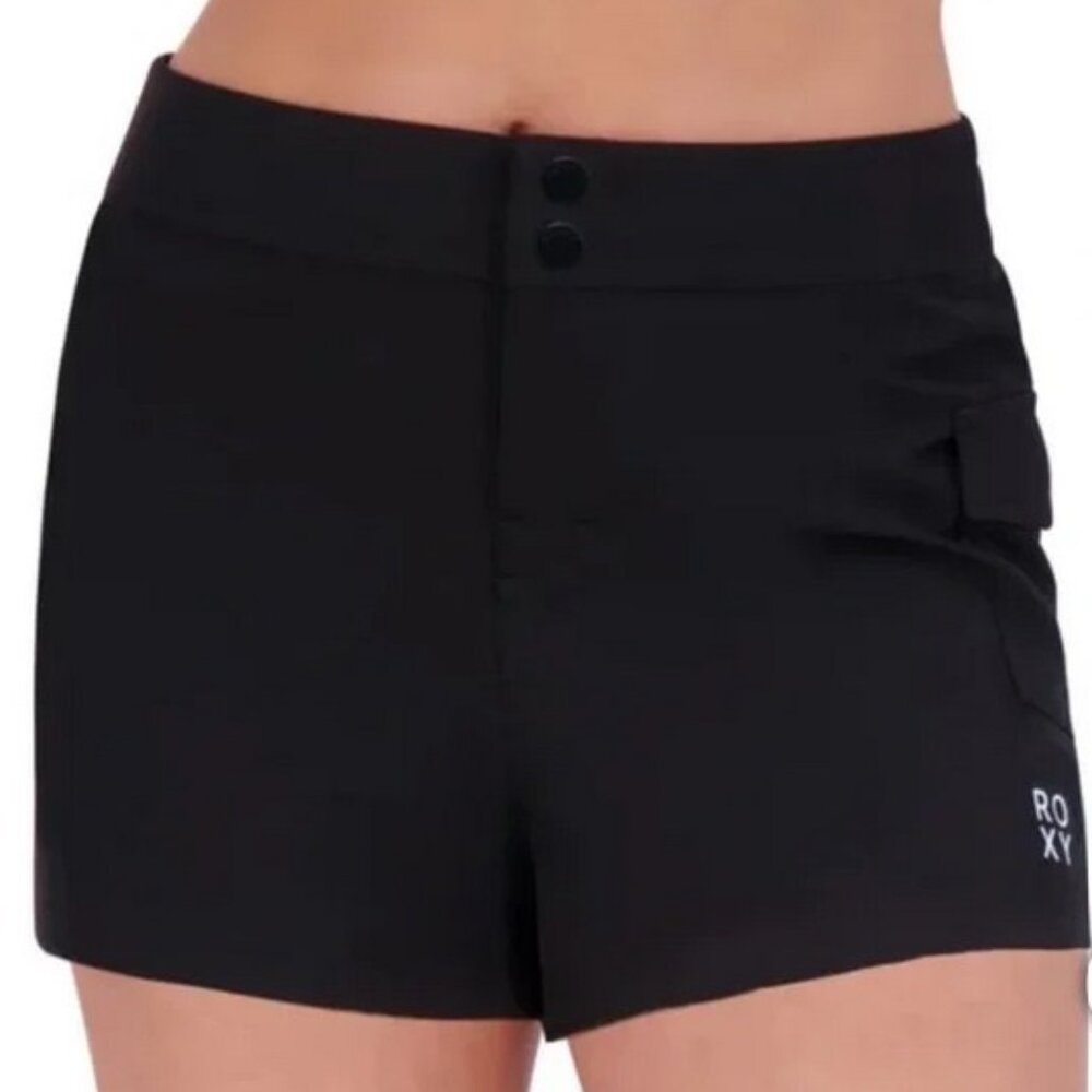 Roxy Women's black Boardshort UPF 50+ NEW